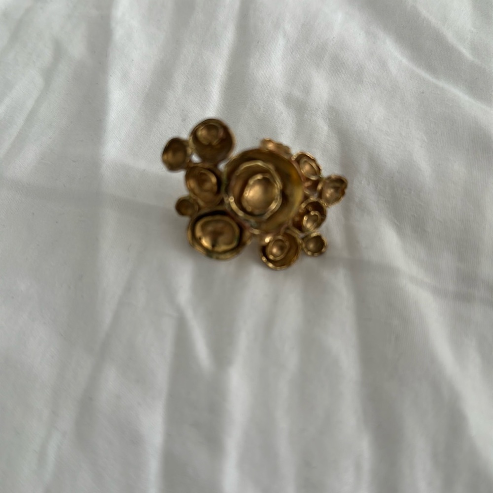 Ysl yves saint laurent arty 2 ring size 7